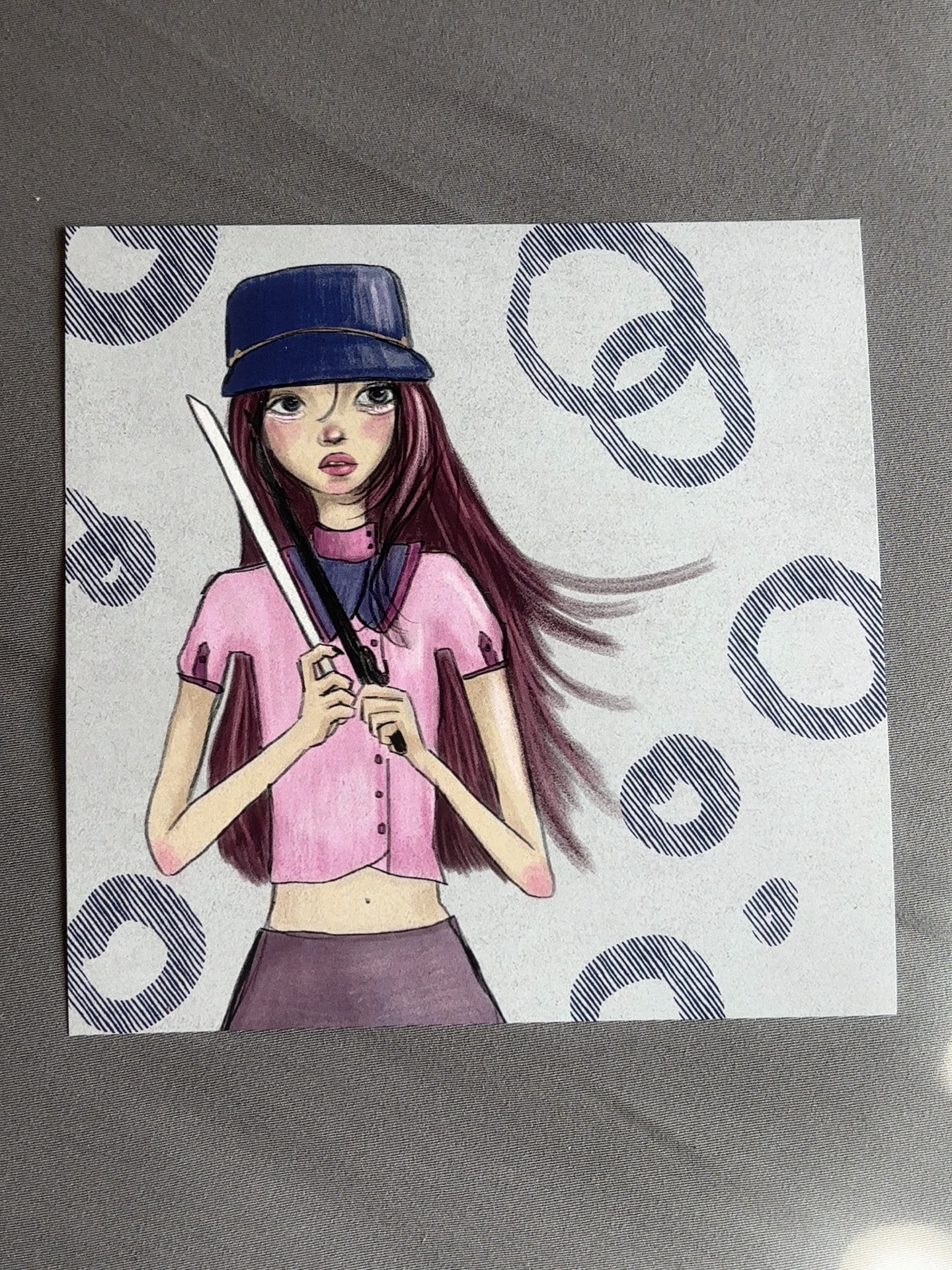 soldier girl print