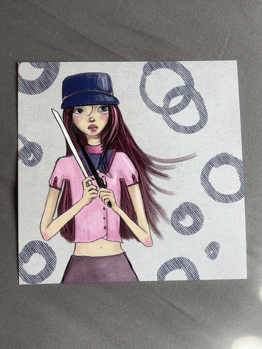 soldier girl print