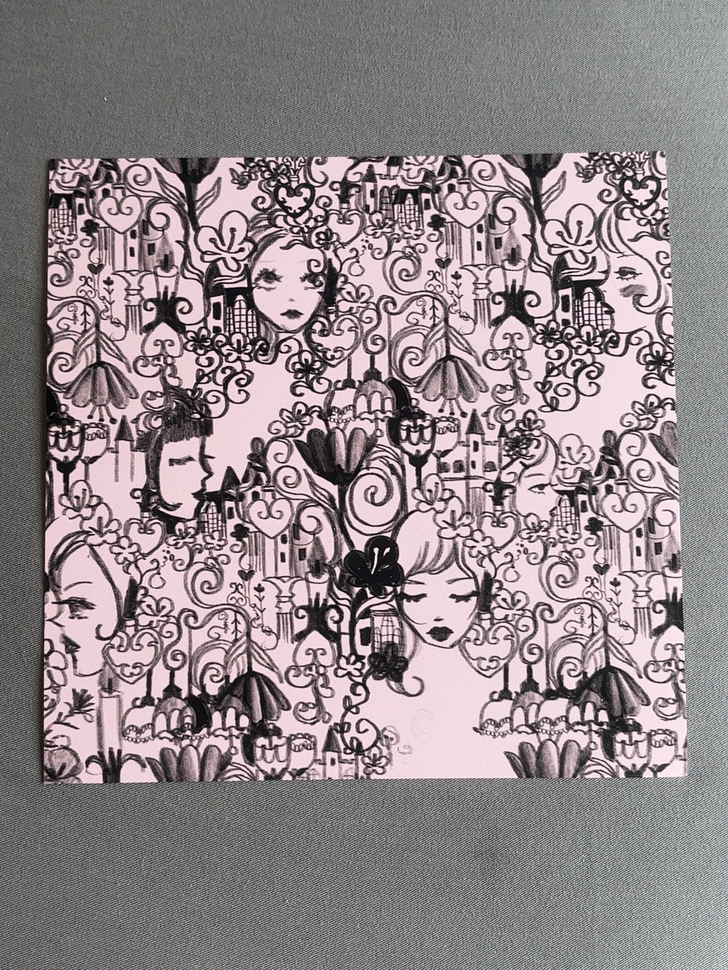 pink duchess print