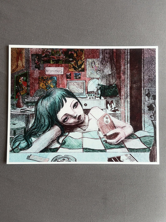 girl room print